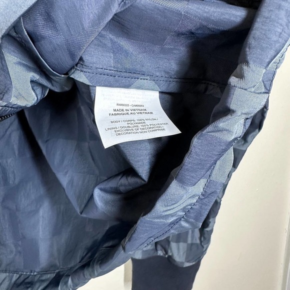 NIKE NSW Windrunner Checkered Black Red Jacket L - Picture 10 of 12